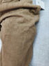 马登工装美式复古垂感灯芯绒长裤子男秋冬新款直筒修身显瘦男士休闲裤 卡其色 S 实拍图
