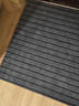京东京造条纹拉绒入户垫 家用可裁剪除尘防滑吸水地垫进户门 灰色60*90cm 实拍图