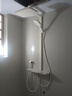 德匠科勒沐浴淋浴花洒全套增压套装恒温加压明装浴室枪灰色智能数显大置物 ks06流星奶油色-冷热版-无腰喷 实拍图
