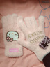 三丽鸥官方正品hellokitty手套冬季女保暖骑行毛绒可爱五指可触屏 正版授权-Hello Kitty【少女粉+豹纹/蝴蝶结】甜美百搭 三丽鸥-Hello Kitty-手套【均码】柔软亲肤-防风防寒 实拍图