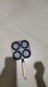 【大牌同款】章丘四孔铸铁煎蛋锅无涂层不易粘多功能早餐煎蛋锅 黑色17cm 铸铁四孔煎锅 实拍图