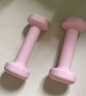 Keep 彩色浸塑哑铃 男女家用家庭健身肌肉塑形手臂轻重量樱粉 1kg*2 实拍图