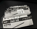 uni三菱【热门商品】 UMR-05S按动笔芯0.5mm中性笔黑色替芯 适用小浓芯ONE UMN-S-05系列 10支 实拍图