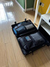 璐思迪前开盖行李箱2025新款铝框多功能登机拉杆箱20箱子旅行箱24男女26 黑色 20英寸 【5:5分】 实拍图