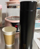 炊大皇 保温杯 316L医用级不锈钢茶水分离商务便携保温杯 黑色 490ml 实拍图