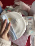 全棉时代婴儿帽子抗菌新生儿针织胎帽宝宝防风护耳帽36-38cm星月梦境 实拍图