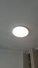 欧普（OPPLE）全光谱护眼吸顶灯卧室灯智能LED照明灯具简约现代快装圆形包安装 实拍图