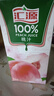 汇源100%桃汁浓缩果汁饮料1L*5盒整箱礼盒装节日年货节送礼【黑五】 实拍图