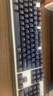 红龙（REDRAGON）KS104三模机械键盘 无线键盘 全键热插拔gasket结构RGB背光104键游戏办公键盘 黑白-火红轴 实拍图