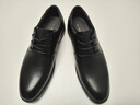 红蜻蜓真皮男鞋秋冬舒适商务休闲皮鞋高级正装德比鞋婚鞋WTA7376黑色41 实拍图