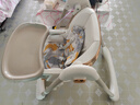 婴之梦宝宝餐椅婴儿0-6岁多功能二合一摇椅可坐躺折叠儿童吃饭餐桌椅 珍白+餐椅摇椅+万向轮+涂鸦软垫 实拍图