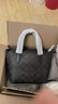 蔻驰（COACH）奥莱女士女包经典标志CITY迷你托特包单肩斜挎包手提包礼物city15 SV/沙黄色/灰褐色 实拍图