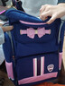 第九城（V.NINE） 书包小学生男孩女生护脊减负儿童书包背包1-3-6年级双肩包蓝配粉 实拍图