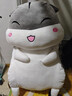 迪卡梦仓鼠暖手抱枕玩偶公仔布娃娃睡觉抱超软男生毛绒玩具女孩生日礼物 灰色弯眼可爱 80厘米(公仔抱枕可拆洗) 实拍图