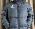 骆驼火山羽绒服男女同款轻薄羽绒服男鸭绒面包服情侣外套冬季 幻影黑 男女同款,7089H 2XL 实拍图