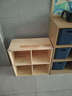 立太（LEADTEK）全实木书架置物架落地实木书柜展示柜学生收纳柜矮柜柜子储物柜 全实木【加深4格】60x30x60cm-送防撞角套 实拍图