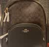 蔻驰（COACH）【品牌直供】女士COURT中号双肩包卡其老花配棕色CZ176礼物 实拍图
