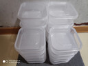 冰箱冻肉分格盒子冷冻收纳盒保鲜盒厨房食物收纳分装盒 10个装【650ml】 实拍图