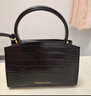 CHARLES&KEITH鳄鱼纹凯莉包手提斜挎婚包包女包生日礼物CK2-50270880-1 Black黑色 S 实拍图