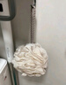 茶花 泡澡沐浴球 渐变柔韧弹力搓澡巾 沐浴花搓背搓澡50g 实拍图