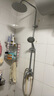 莱尔诗丹（Larsd）明装淋浴花洒套装 明管花洒全套 银色精铜淋浴水龙头混水阀LD5806 实拍图
