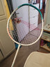 李宁（LI-NING）羽毛球拍超轻对拍2支套装碳素复合中杆儿童成人通用家庭套装白蓝 实拍图