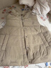 坦博尔羽绒服马甲女立领宽松短款外搭羽绒背心外套TD336006 奶茶棕 180  实拍图