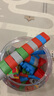 Hape(德国)PolyM塑料软积木128粒创趣超值桶装套宝宝生日礼物761815 实拍图