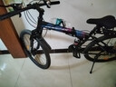 凤凰（Phoenix） 凤凰自行车可折叠山地车路虎男士成年人变速女式越野公路单车 条轮炫彩/折叠双避震/全竞速轴承 26寸24速【参考：158-188cm】 实拍图