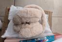 咕咕象（guguxiang）冬季耳罩保暖耳套耳包冬天耳暖女生护耳朵儿童耳捂可爱女士护耳套 卡其色1个（81908） 实拍图