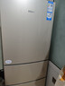 海尔（Haier）冰箱三开门风冷无霜283升变频一级/216升家用电冰箱净味保鲜超薄智能新能效 216升三门风冷无霜2级 DEO净味 实拍图