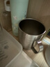 无印良品（MUJI）不锈钢双层马克杯 大容量男女办公学生水杯茶杯咖啡杯 绿色 490ml 实拍图