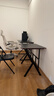 奥伦福特  电脑桌台式家用电竞游戏桌办公书桌简约书房写字桌子 碳纤维纹路单桌-80*60 升级款电竞桌 实拍图