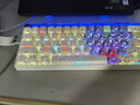 狼蛛（AULA）HERO 68HE磁轴键盘RT电竞游戏专用客制化机械键盘鼠标套装有线RGB网页驱动fps无畏契约8K回报率 等高线侧刻【黑皇磁轴】白色+爱心蝴蝶键帽 实拍图