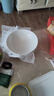 随机陶瓷餐具盲盒米饭碗面碗汤碗系列碗餐具陶瓷碗瓷器加厚隔水炖 纯白横纹7英寸碗4只 实拍图