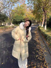 艾珠儿（Aizhuer）羽绒棉服女冬季韩系中长款毛领大衣外套女宽松加厚保暖棉衣棉袄潮 鹅黄色 M（建议105-120斤） 实拍图