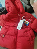 巴拉巴拉童装儿童羽绒服男童女童2025新款春装拜年服红色国风宝宝外套加厚 实拍图