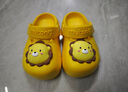 牧童儿童拖鞋夏男宝宝洞洞鞋软底女童卡通洗澡婴幼儿家居鞋奶狮黄150 实拍图