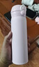 炊大皇保温杯316不锈钢儿童男士女士杯子吸管高颜值商务550ml（气泡粉） 实拍图