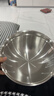 不锈钢盆沙拉盆家用厨房大号料理打蛋和面水果烘焙 25cm 1个 【刻度盆/2500ML】 实拍图