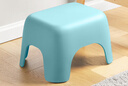 美丽雅塑料家用小板凳子 加厚防滑矮凳儿童浴室洗澡换鞋凳 蓝色1只 实拍图
