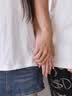 BOEAY莫比乌斯情侣对戒情侣款纯银999戒指情侣一对男女士款结婚送女友 【免费刻字】999银莫比乌斯情侣对戒 实拍图