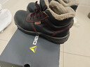 代尔塔 绝缘鞋18KV冬季防寒-30℃羊羔绒劳保鞋男 防砸防穿刺防静电 安全鞋 耐油牛皮301110 18kV绝缘(防寒加绒)-301105 43 实拍图