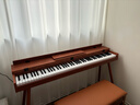 贝琪（Betsy）电钢琴重锤88键成人家用初学者专业考级家用书桌立式翻盖电子钢琴 B126力度键-木纹棕 高配(琴+学琴礼包+双人琴凳） 实拍图