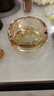 宫薰 透明水晶烟灰缸玻璃轻奢办公室酒店ktv烟灰缸 琥珀烟灰缸13cm 实拍图