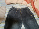 真维斯加绒加厚男士牛仔裤2025年秋冬季御寒保暖带绒外穿男装束脚哈伦裤 K009蓝灰色加绒 4XL 实拍图