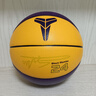 萨达（SIRDAR）正品科比黑曼巴真皮牛皮手感7号5号耐磨学生幼儿园篮球定制刻字 科比篮球】pu纪念款潮流黄紫 五号儿童款 实拍图