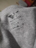 七匹狼男士秋衣秋裤男纯棉中领防风秋衣男基础款全棉保暖内衣男打底套装 圆领浅灰套装 4XL(190)（体重190-210斤） 实拍图