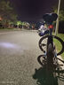 自行车夜骑前灯强光可充电骑行山地充电防水山地车灯 高配版-600容量（续航更长） 实拍图