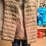 雪中飞经典新款基础舒适轻薄羽绒便捷短款保暖羽绒小马甲轻盈便携舒适 黎蔓卡其|7202-女 S 160/84A 实拍图